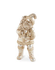 Silver and Gold Vintage Santa Figurine Knapsack
