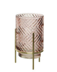 Blush Pink or Purple Tea Light Holders Pink Chevron