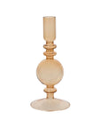 Holiday Taper Candle Holder Set Peach