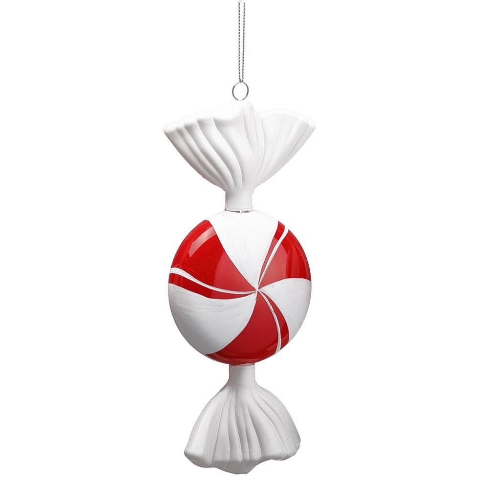 Peppermint Candy Ornament set of three Classic