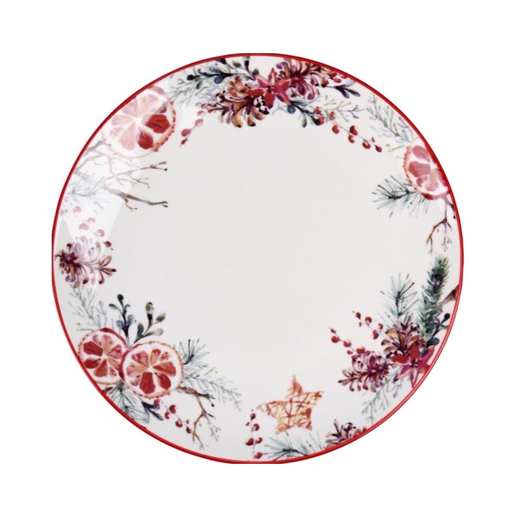 Holiday Fruit and Berry Plates