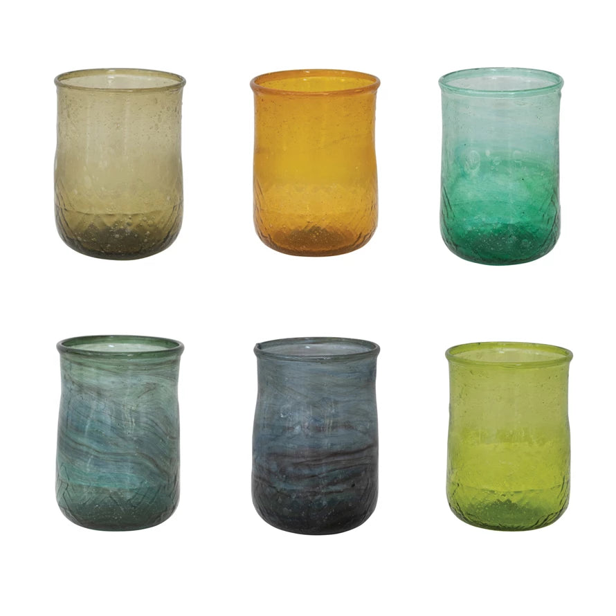 Hand Blown Glass Drinking Glasses – Unique Drinking Glasses