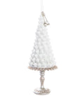 White Candy Cake Ornament Spike Cake