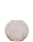 Sea Shell Glass Vases Peach