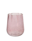 Pink Sparkle Glass Vases Pink