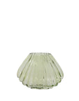 Rose or Seafoam Green Glass Vase 7.3" Seafoam Green