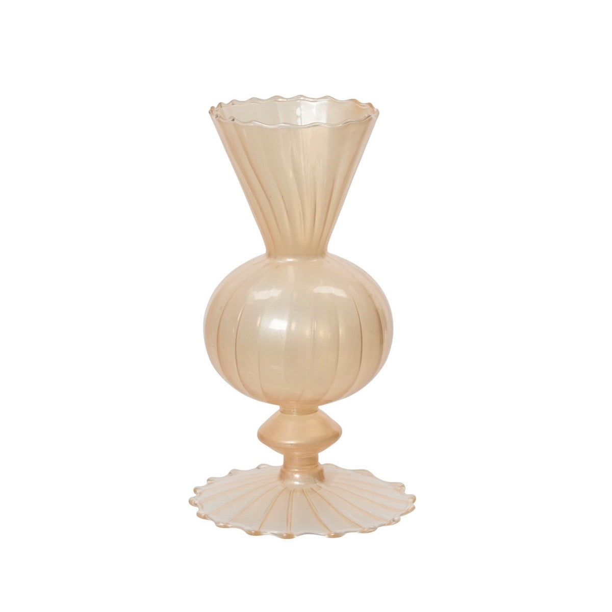 Pearl Finish Vases Yellow