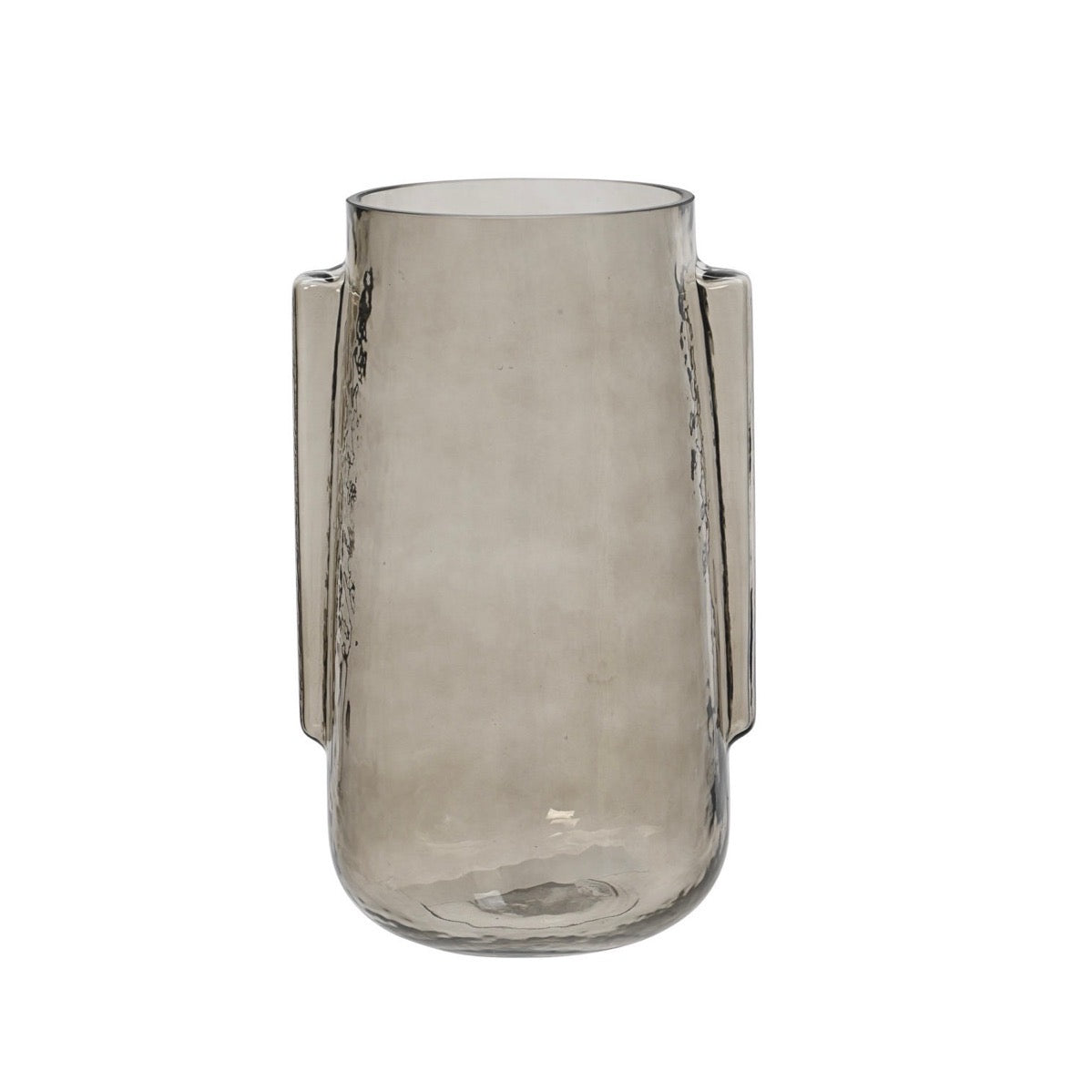 Glass Vase in Smoke Grey or Sky Blue Grey