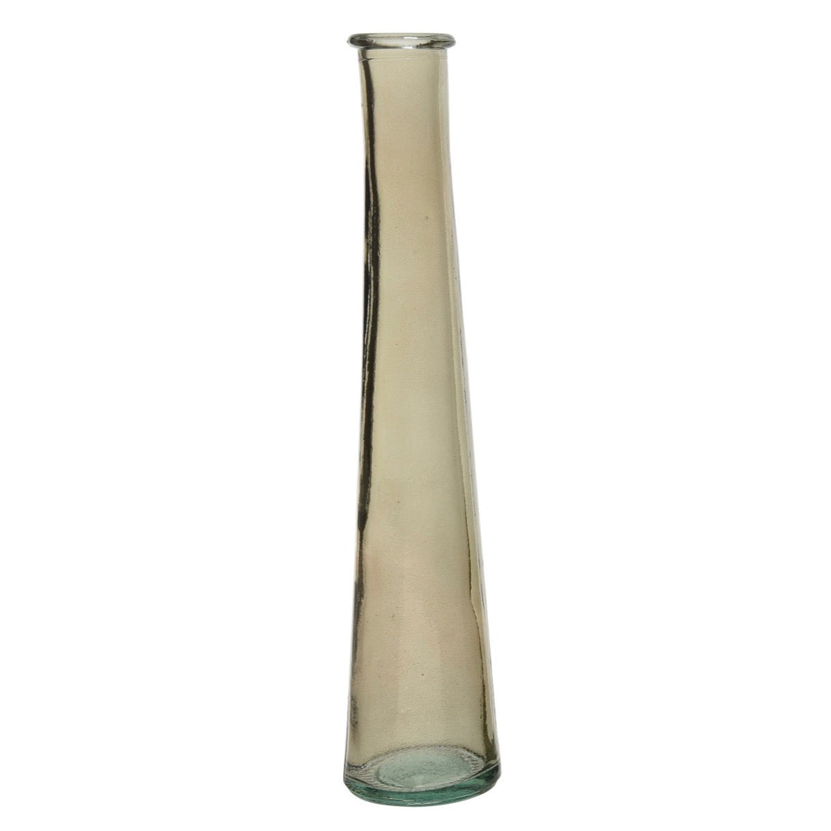 Extra-Tall Recycled Glass Vases Light Green