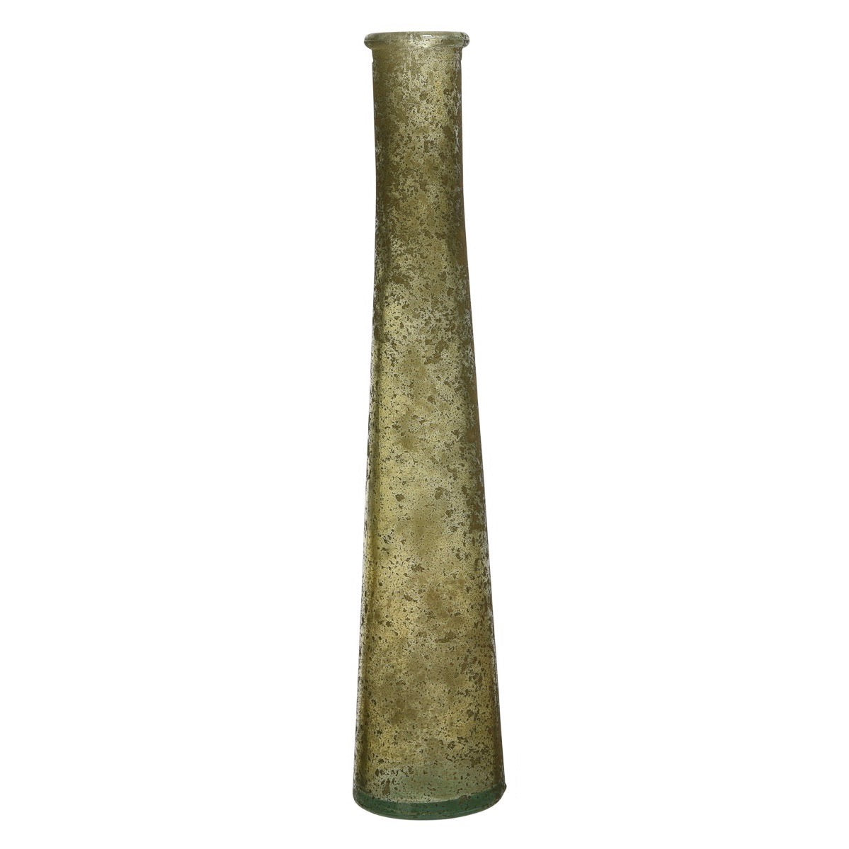 Extra-Tall Recycled Glass Vases Dark Green