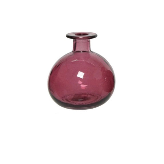 Glass Ball Vases in Assorted Colors Pink