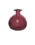 Glass Ball Vases in Assorted Colors Patterned Pink