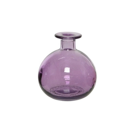 Glass Ball Vases in Assorted Colors Purple