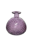 Glass Ball Vases in Assorted Colors Patterned Purple