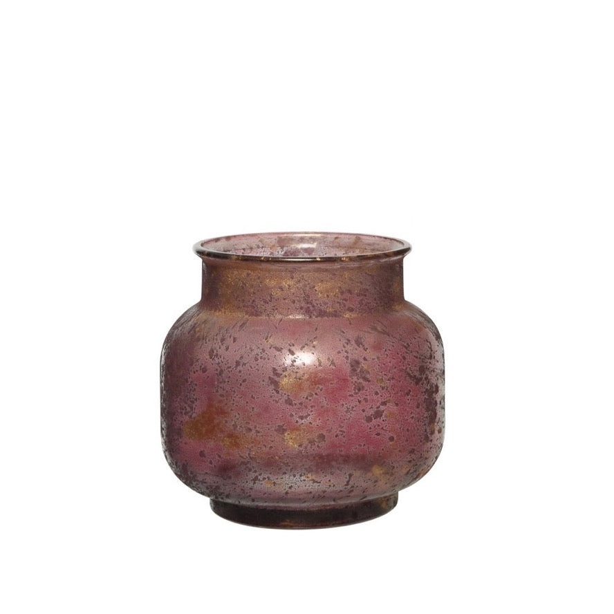 Recycled Marbled Glass Vases