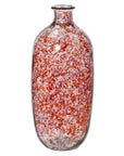 Rose and Red Recycled Glass Vases Red