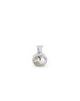 Mini Silver Mercury-Glass Bud Vases 4" Ball