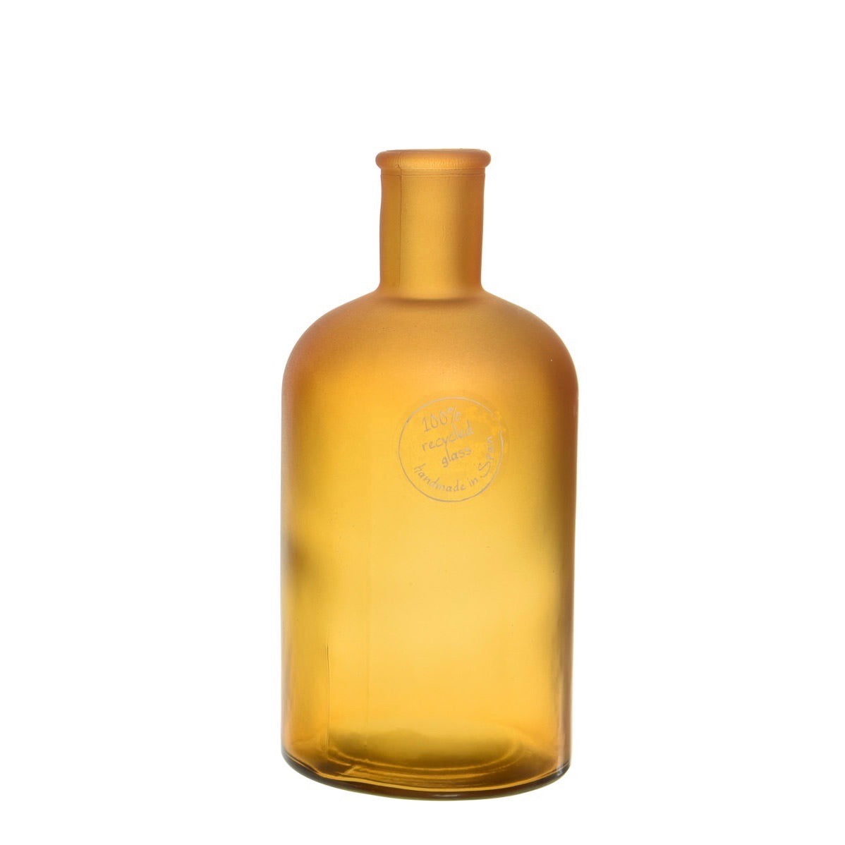 Matte Glass Vases Orange