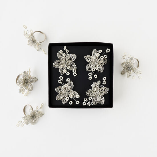 Beaded Napkin Ring Boxed