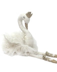 Plush Princess Swan Toy WHITE