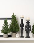 Black Nutcracker Candleholder