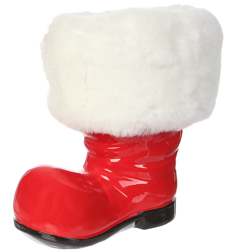 Santa Boot Container 5.9"