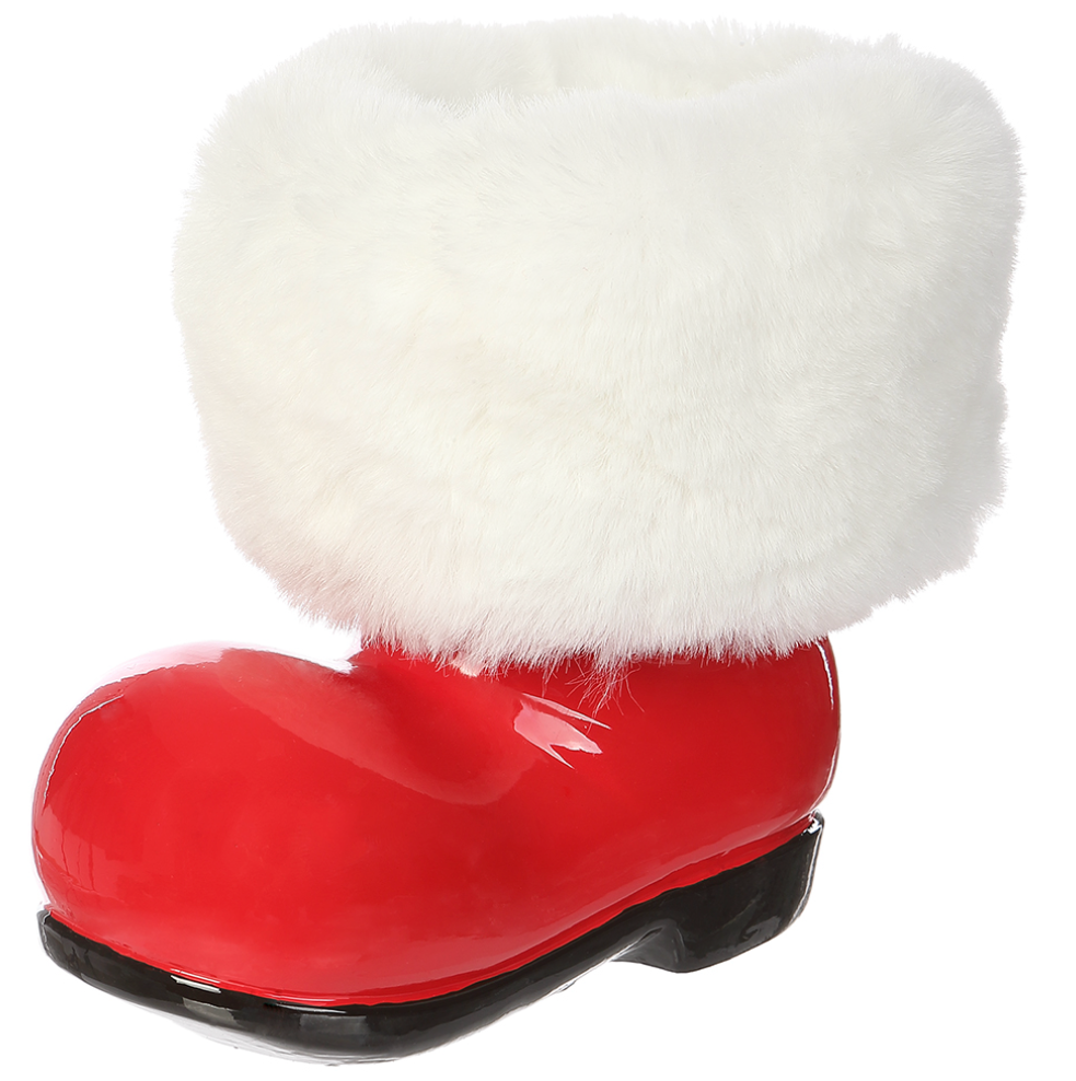 Santa Boot Container 4"