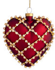 Glass Heart Ornament