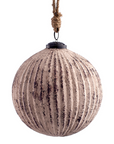 Distressed-Design Pink Ornaments Ball 6"