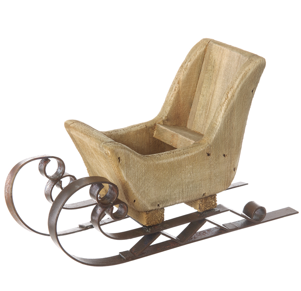 Mini Wooden Sleigh