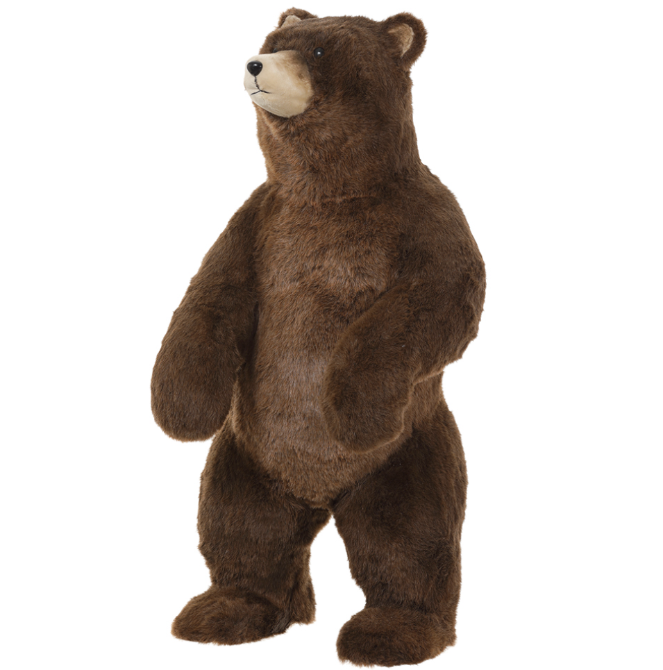 Furry Bear Figurine 34.2"