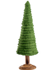 Paper Trimmed Cone-Shaped Christmas Tree 20"