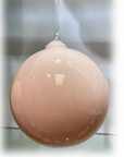 Glass Ornament in Almond 4.75"