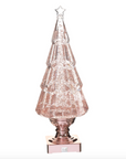 Pink Lighted Star Tree