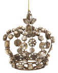 Pearl Crown Ornament 5"