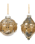 Glass Lace Jewel Ornament