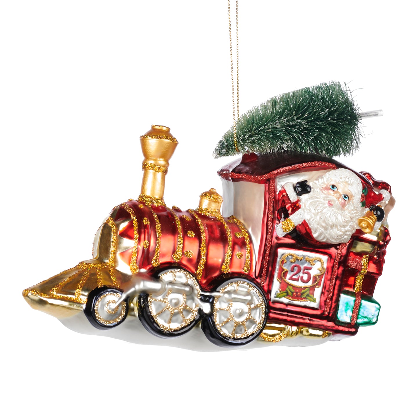 Christmas Tree Train Ornament