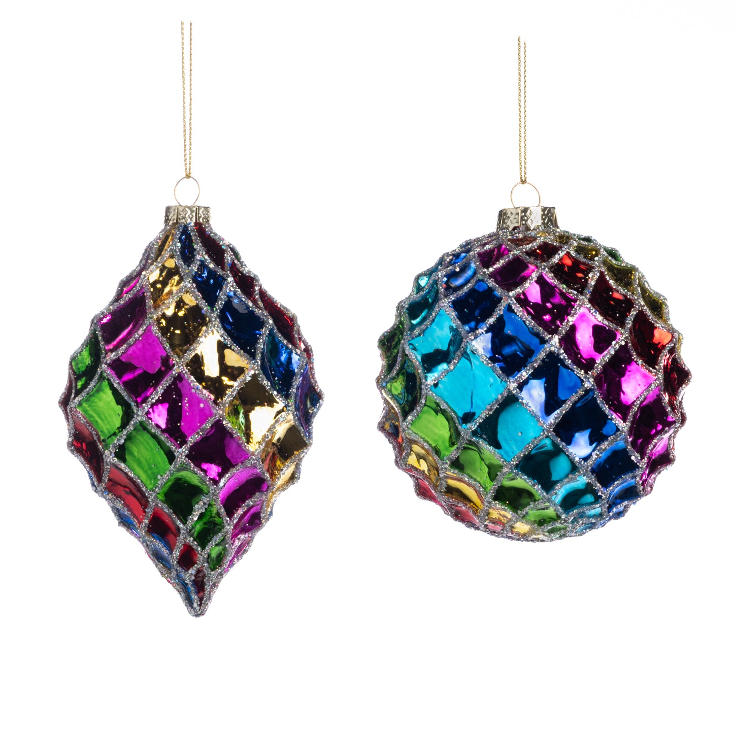 Glitter Rainbow Ornament