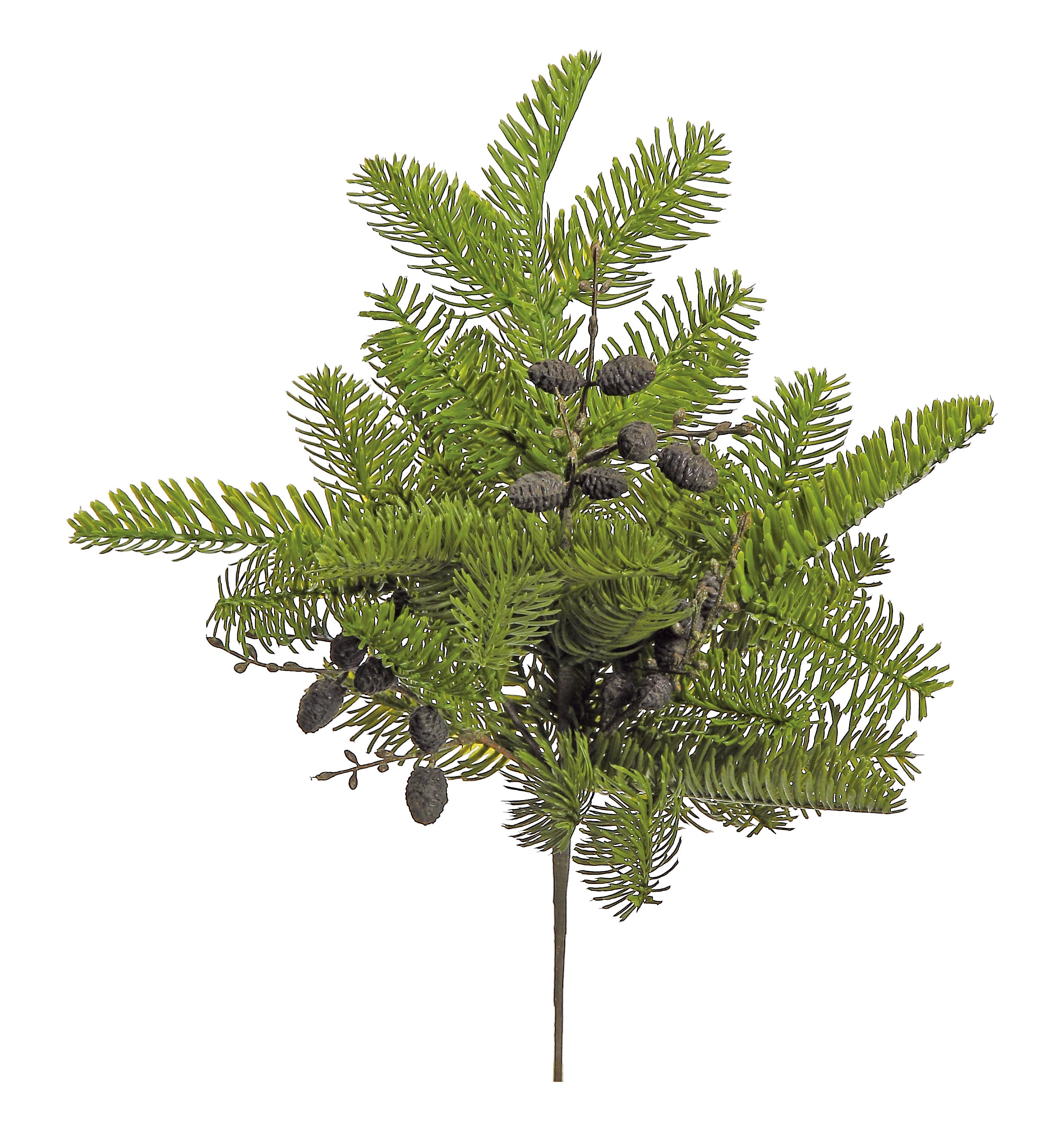 Noble Fir and Mini Cone Spray 19"