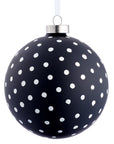 Ornament with Small Polka Dots 4.75'