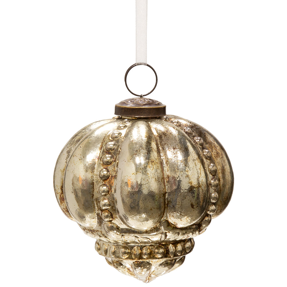 Antiqued Gold Finial Ornament