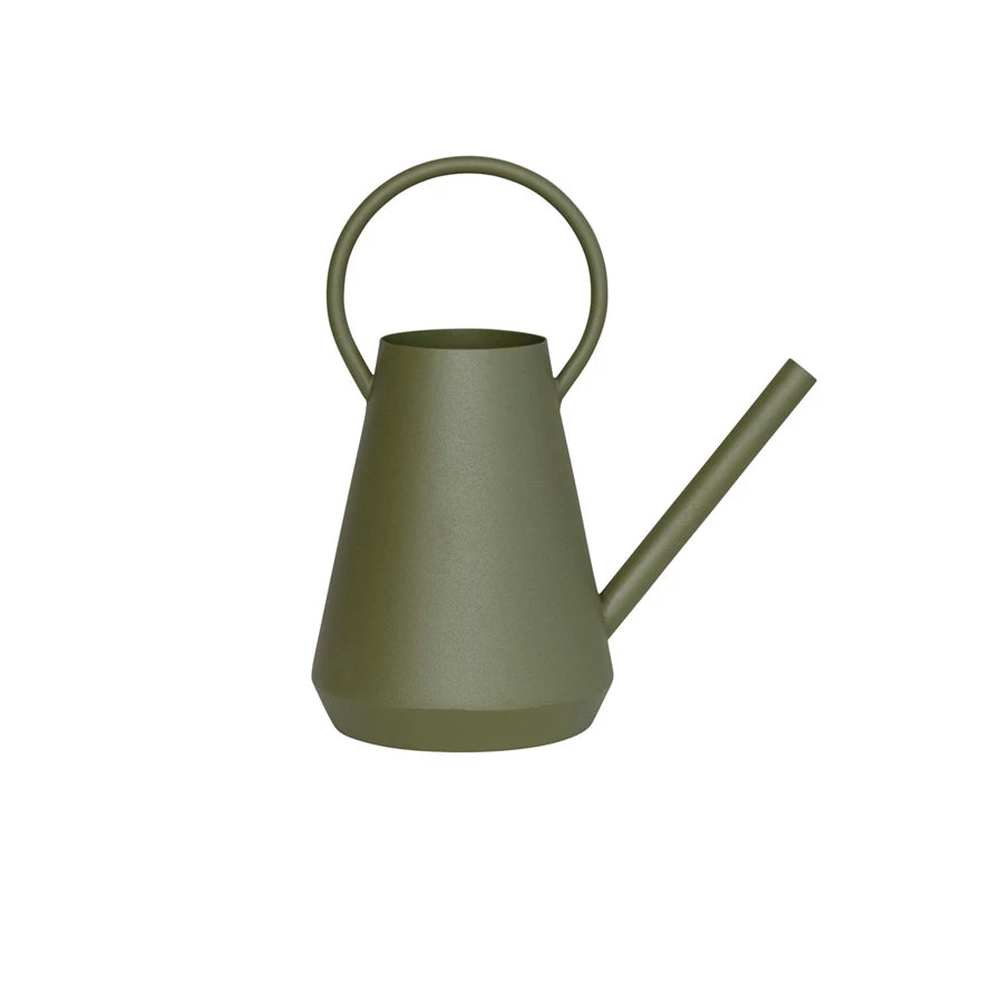 small watering can for indoor plants Matte Green Watering Can