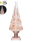 Pink Lighted Star Tree