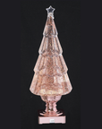 Pink Lighted Star Tree
