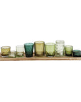 Shades of Green Candle Holder Set
