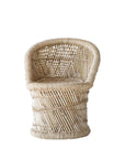 Kid's Woven Bamboo and Rope Chair
