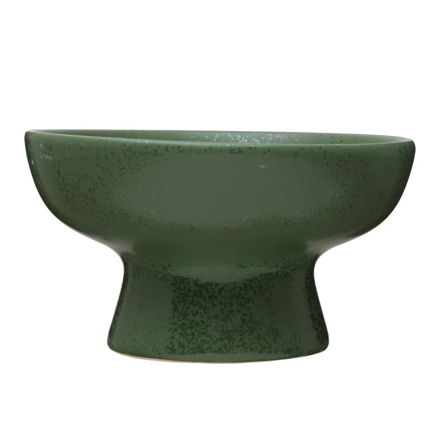 Forest Green Decorative Ceramic Bowl