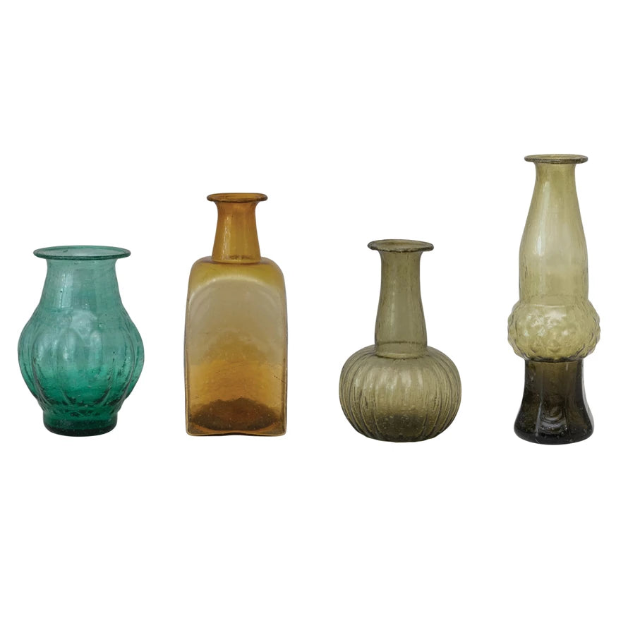 Assorted Glass Bud Vases