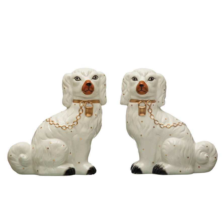 Ceramic Dog Figurine