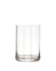 Highball Glasses - Yellow Striped